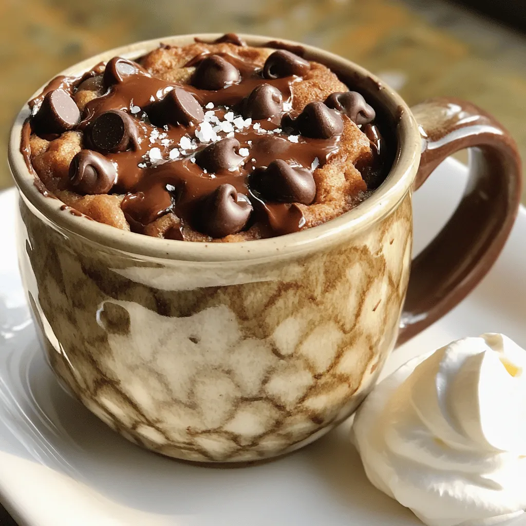 Chocolate Chip Mug Cake Easy and Quick Recipe
