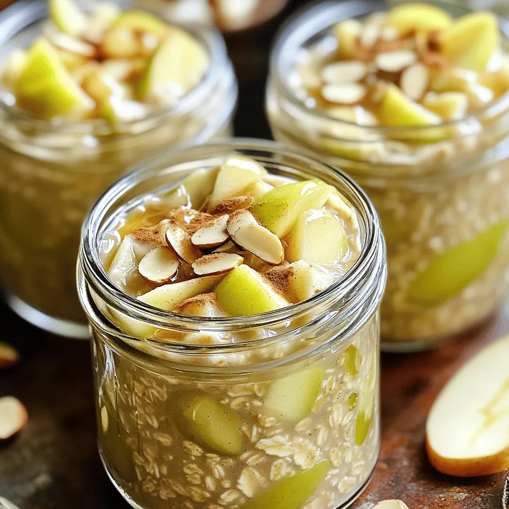 Apple Cinnamon Overnight Oats Nutritious Morning Boost