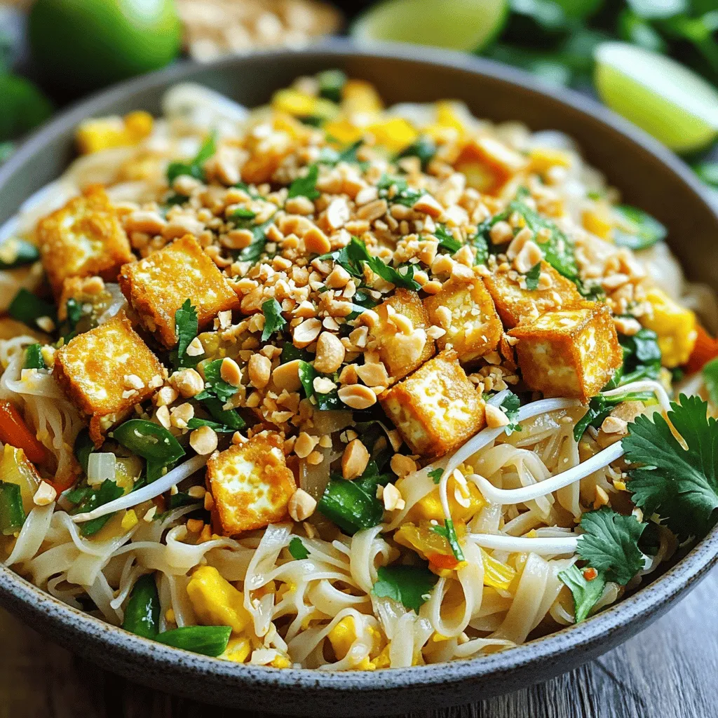 Crispy Tofu Pad Thai Better Than Takeout Delight