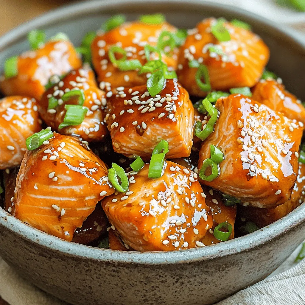 Air Fryer Teriyaki Salmon Bites Flavorful and Easy Meal