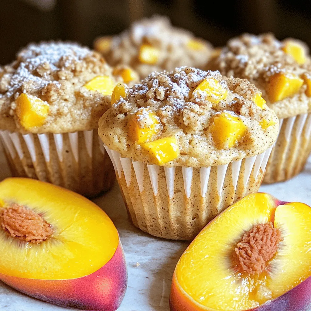 Peach Streusel Muffins Delightful and Easy Treat Recipe
