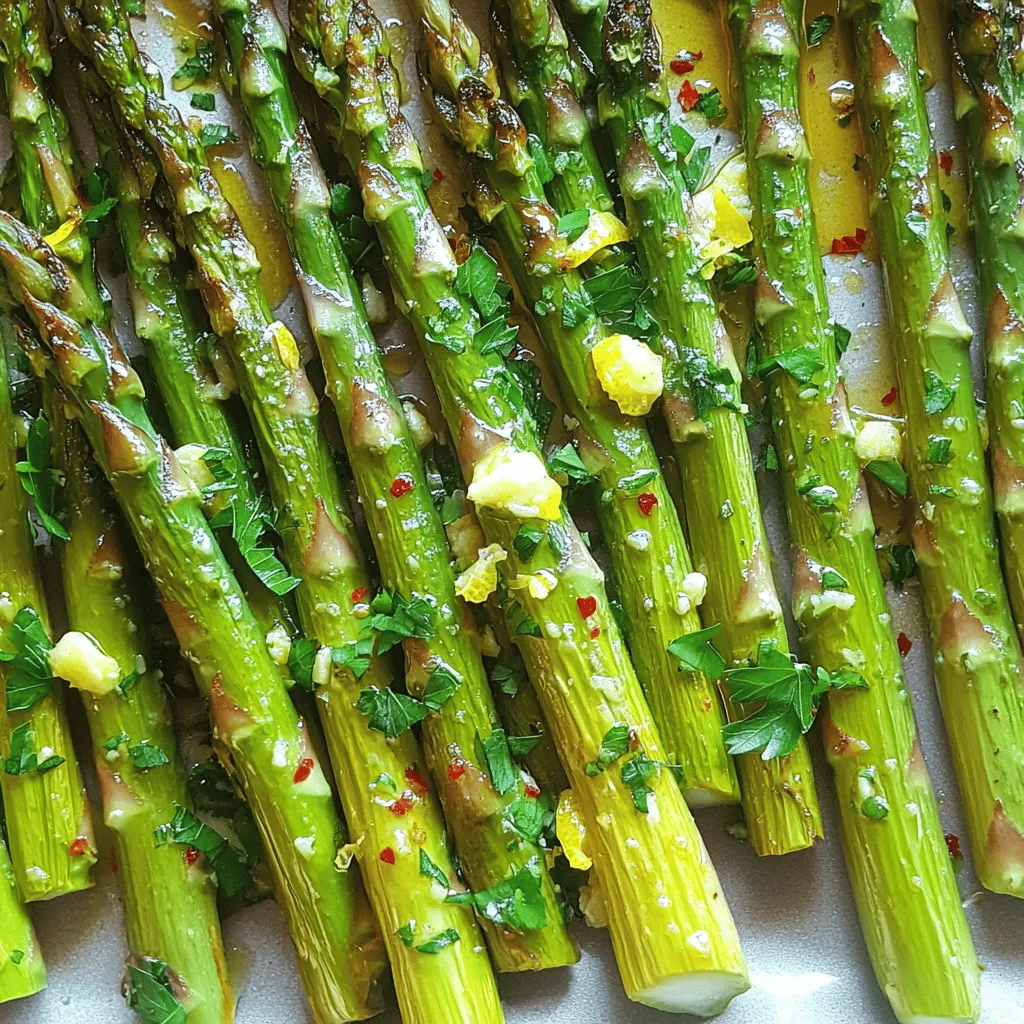 Garlic Lemon Asparagus Fresh and Flavorful Side Dish