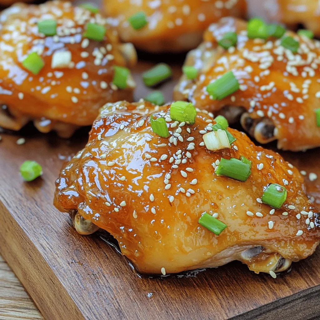 Honey Garlic Glazed Chicken Thighs Juicy and Tasty Dish