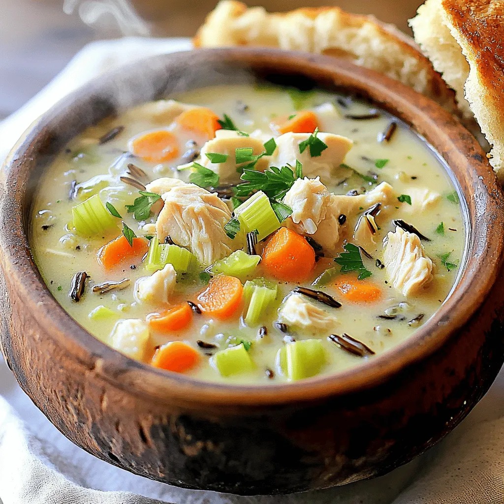 59. Chicken and Wild Rice Soup Comforting Meal Recipe