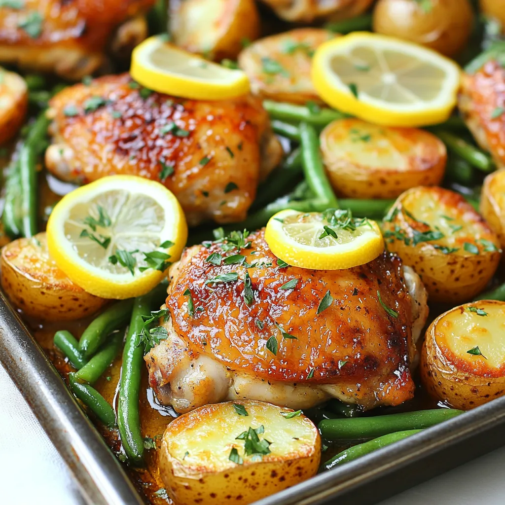 Sheet Pan Lemon Garlic Chicken Simple Flavor Boost