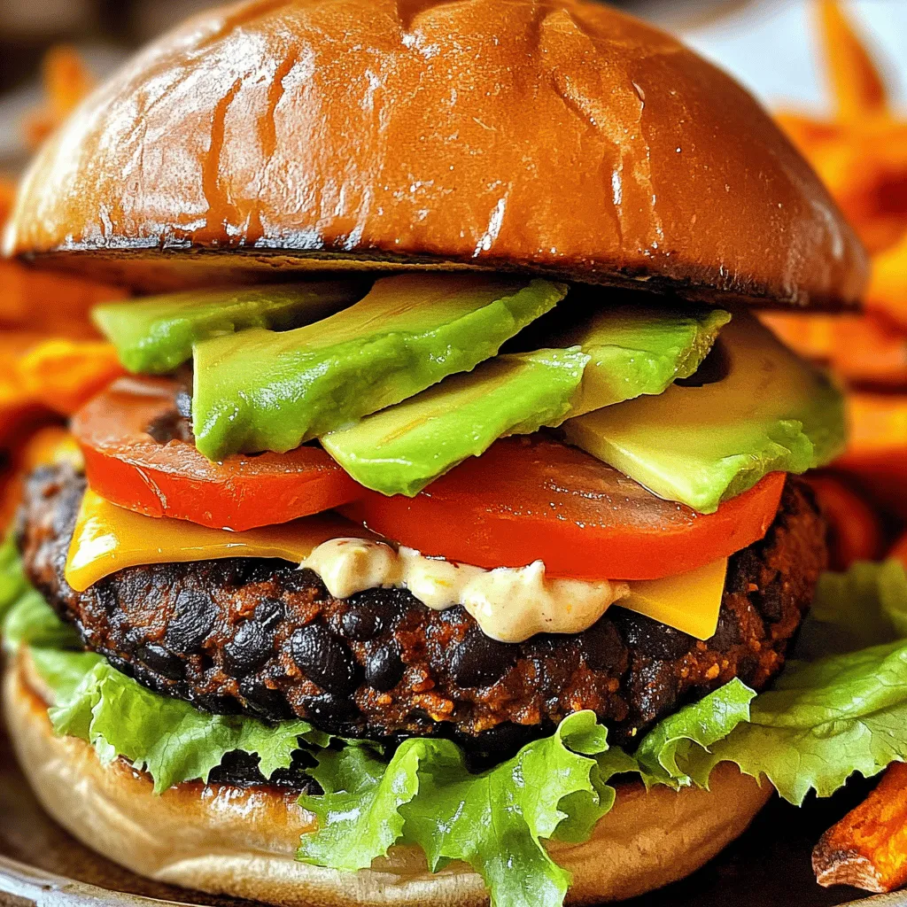 Spicy Black Bean Burgers Tasty and Easy Recipe