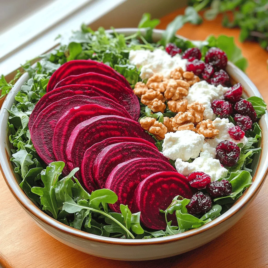 Roasted Beet and Goat Cheese Salad Flavorful Delight