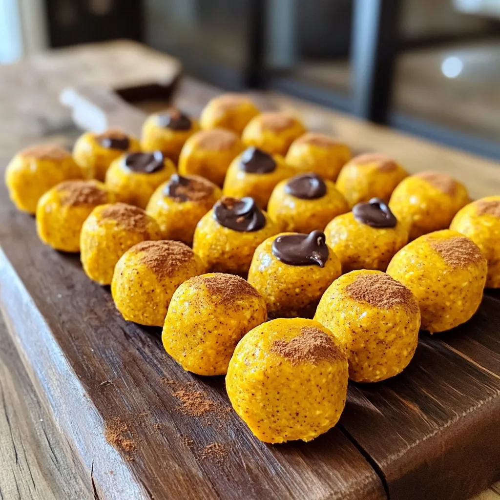 Pumpkin Protein Bites with Oats for Healthy Snacking