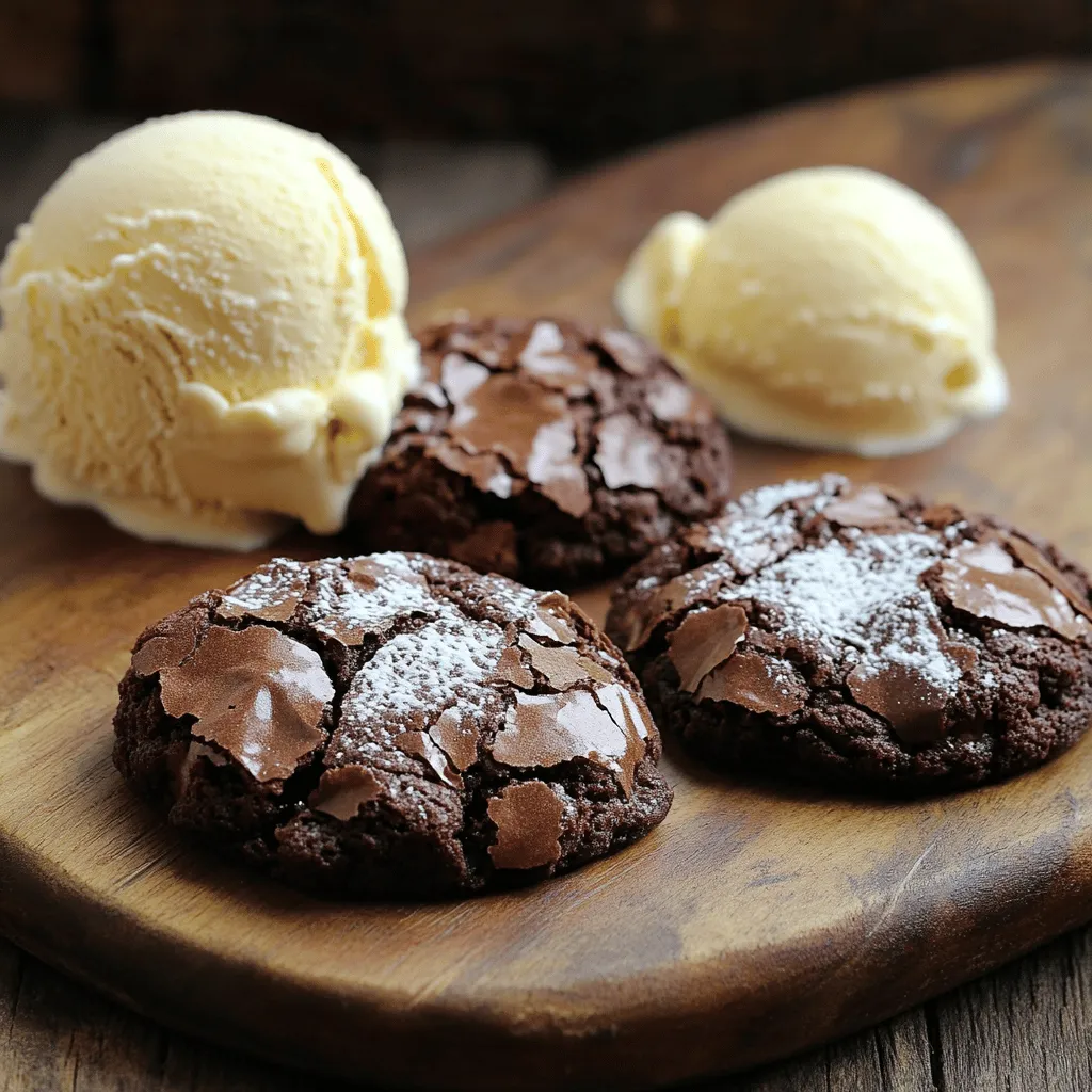 Fudgy Brownie Cookies Rich and Chewy Delight