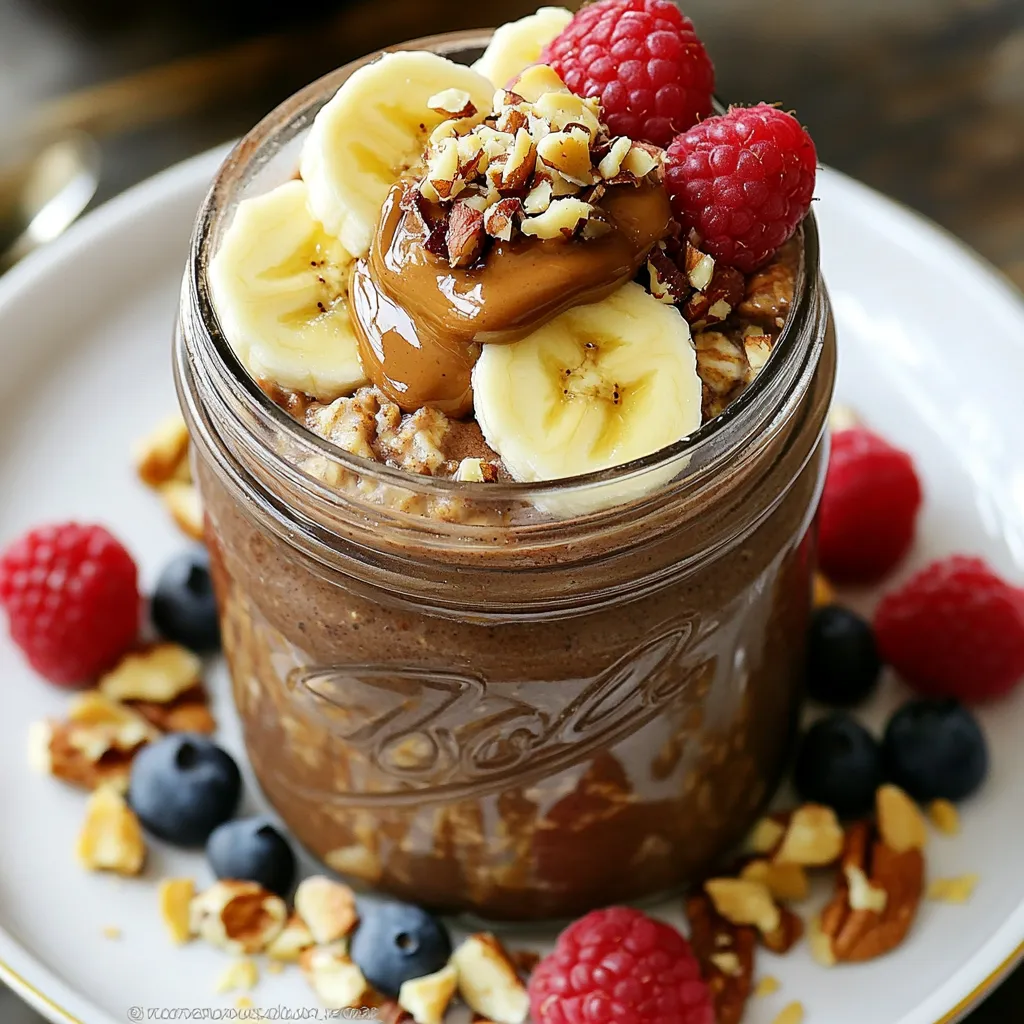 Protein Packed Chocolate Overnight Oats Smooth and Easy