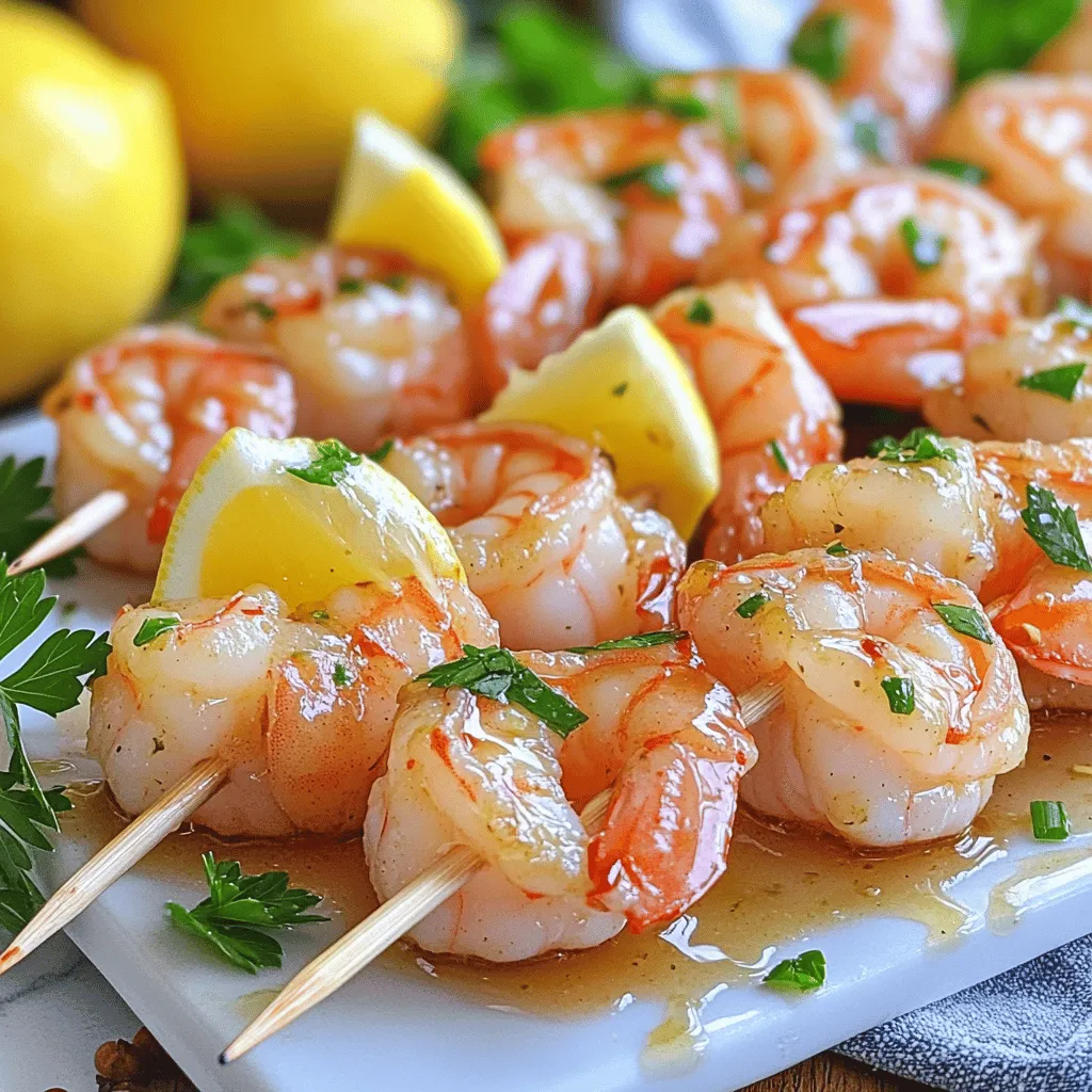 Honey Garlic Shrimp Skewers Flavorful BBQ Delight