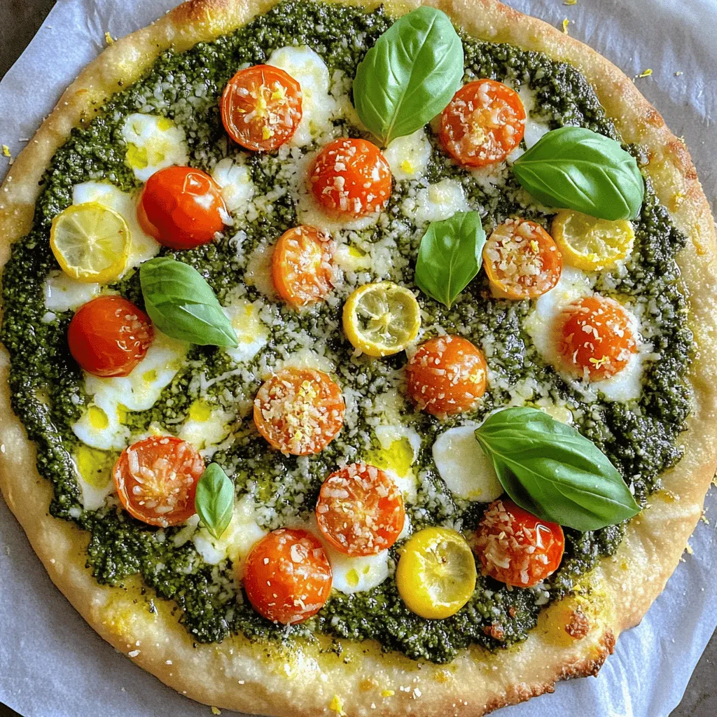61. Lemon Basil Pesto Pizza Delightful and Easy Recipe
