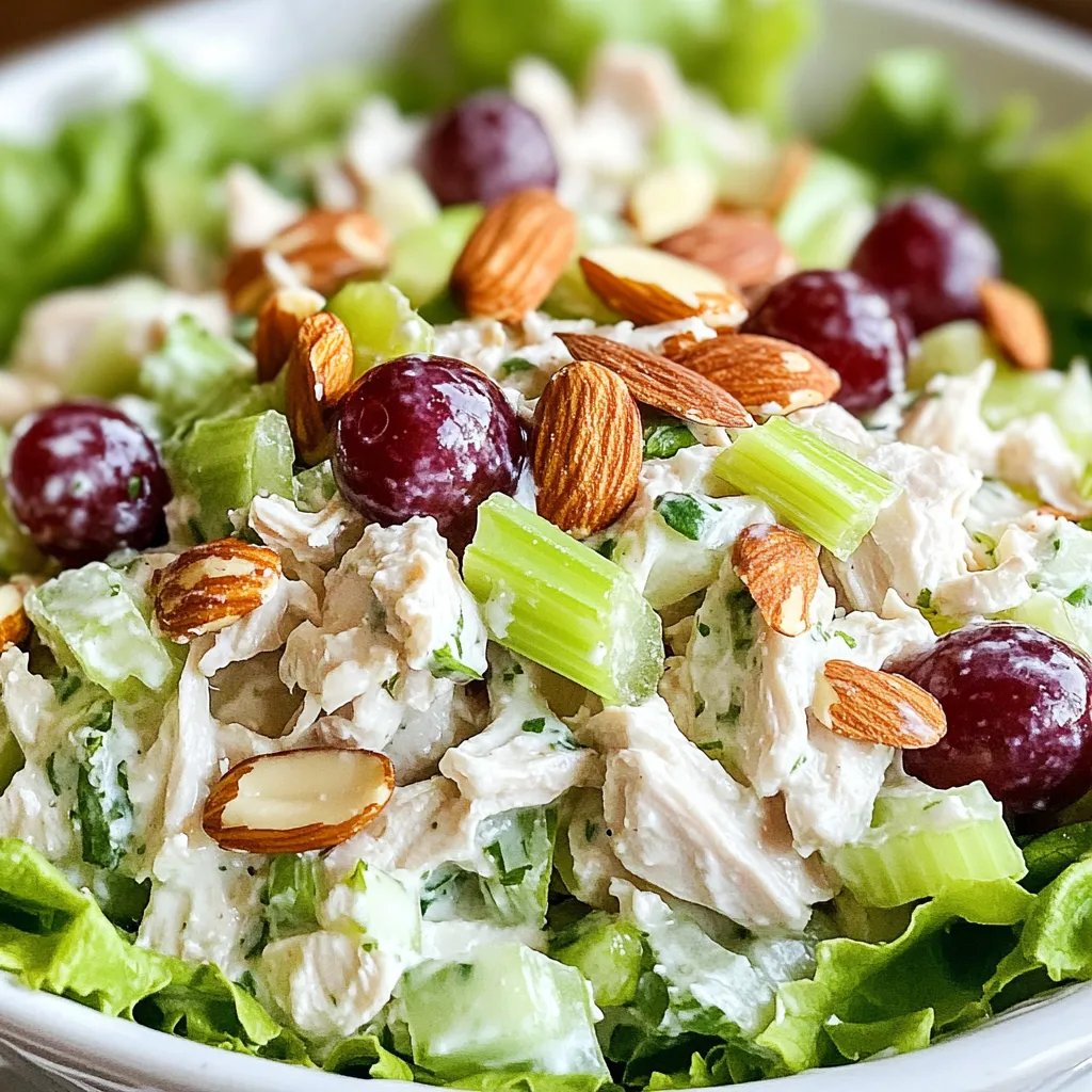 Greek Yogurt Chicken Salad Fresh and Healthy Dish