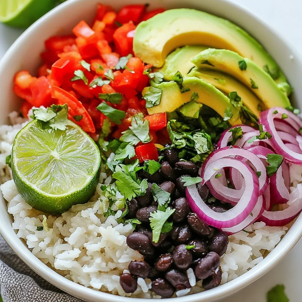 Cilantro Lime Rice Bowls Fresh and Flavorful Delight