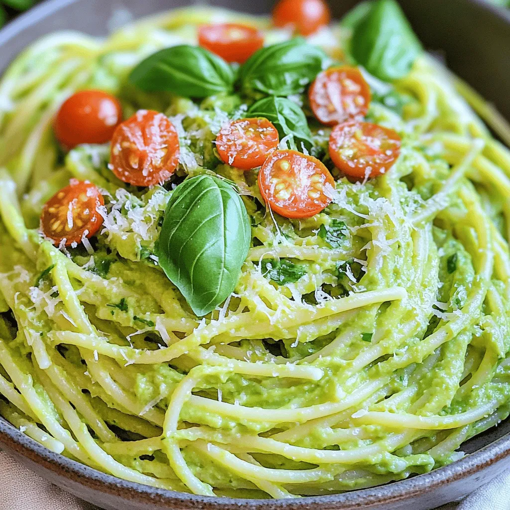 Creamy Avocado Pasta Simple and Quick Recipe