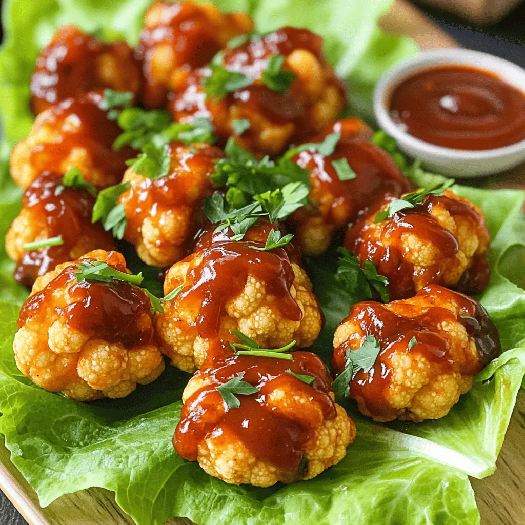 BBQ Cauliflower Bites Tasty and Easy Recipe