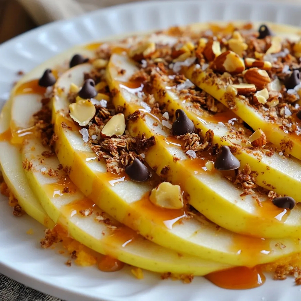 Salted Caramel Apple Nachos Irresistible Delight