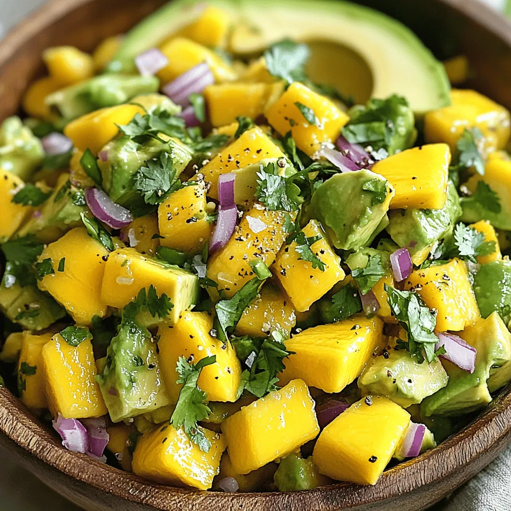 Avocado Mango Salsa Fresh and Flavorful Recipe