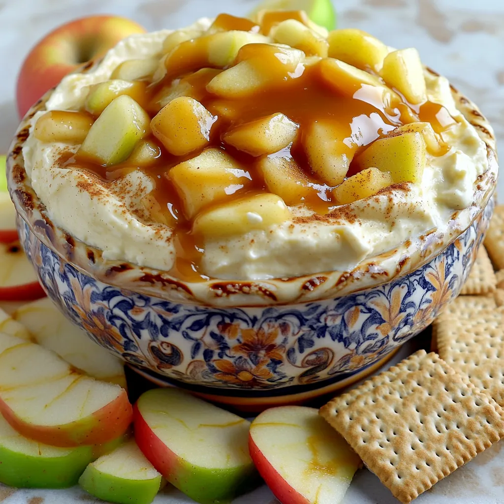 Caramel Apple Cream Cheese Dip Easy and Delicious Treat