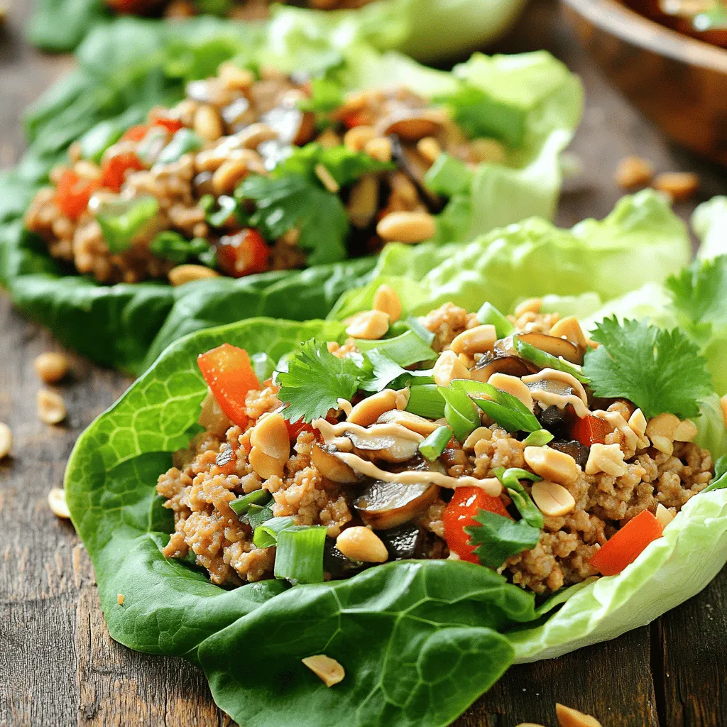 Asian Chicken Lettuce Wraps Simple and Tasty Meal