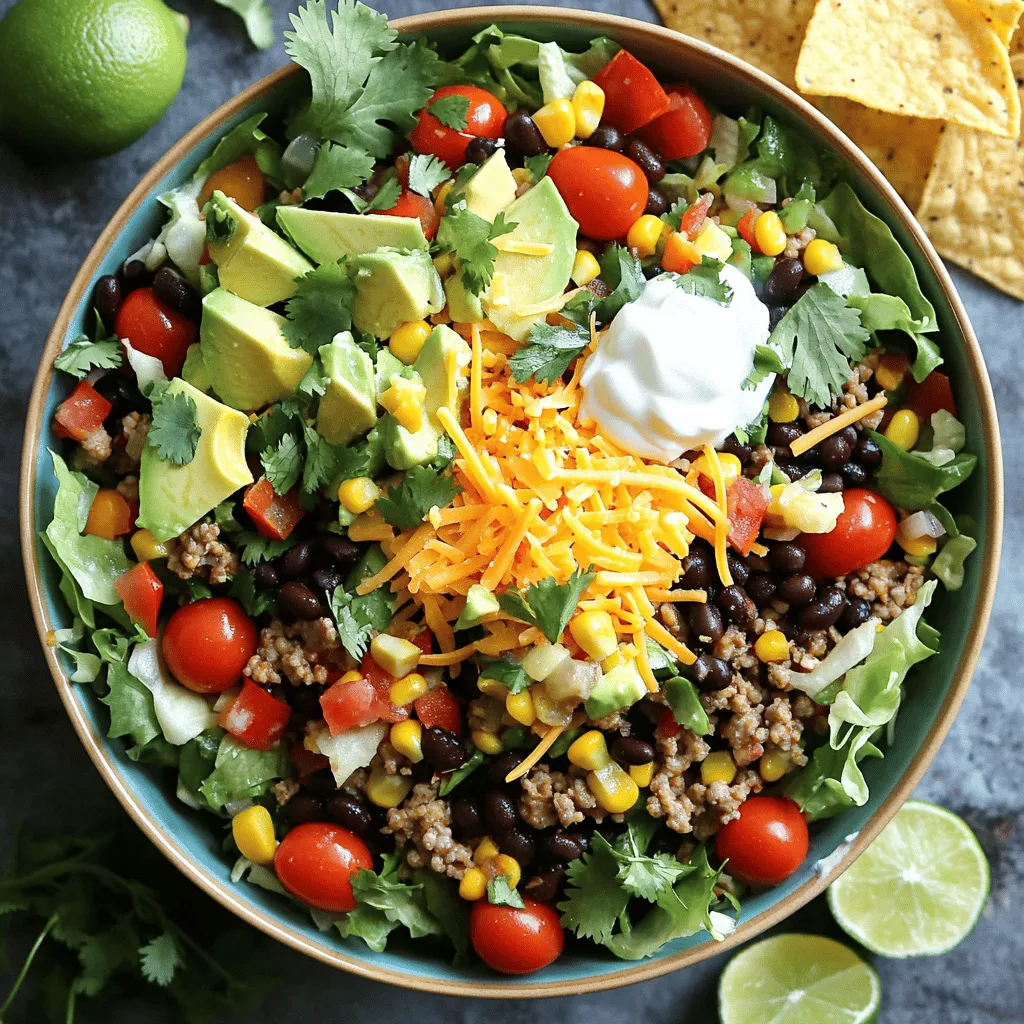 Zesty Fiesta Taco Salad Flavorful and Fresh Meal