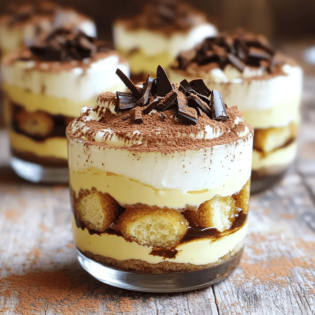 No-Bake Tiramisu Cups Delightful and Easy Dessert