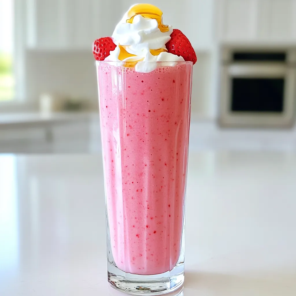 Strawberry Cheesecake Smoothie Protein Delight