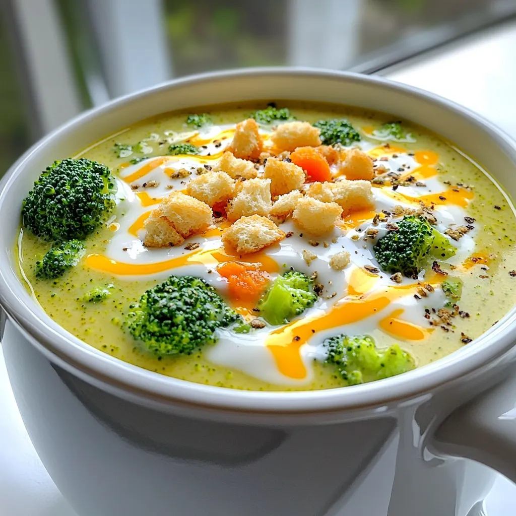 Slow Cooker Broccoli Cheddar Soup Easy Comfort Dish