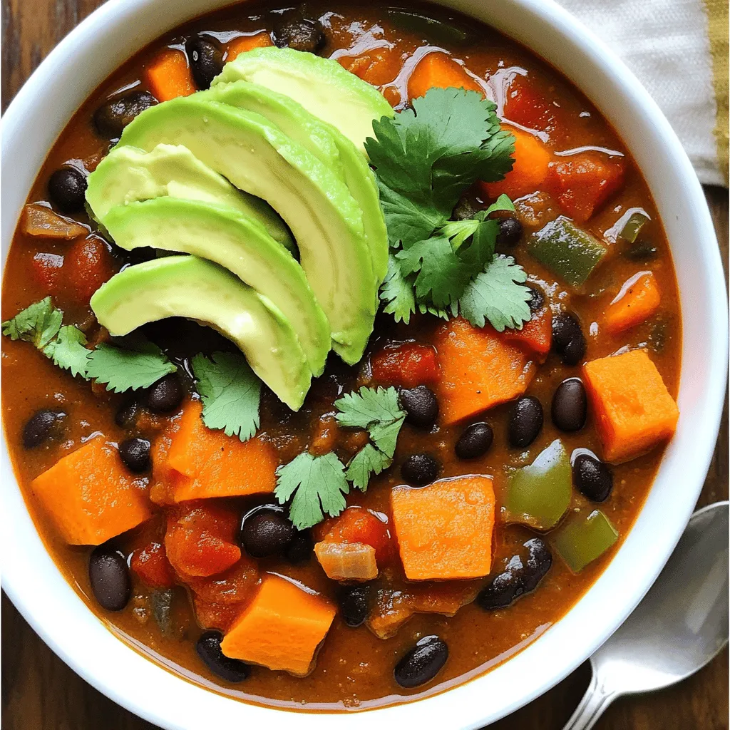 52 Sweet Potato Black Bean Chili Flavorful and Hearty