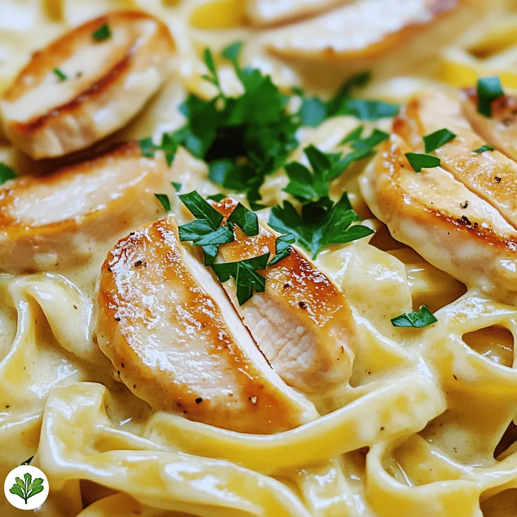 Easy Chicken Fettuccine Alfredo Creamy Dinner Delight