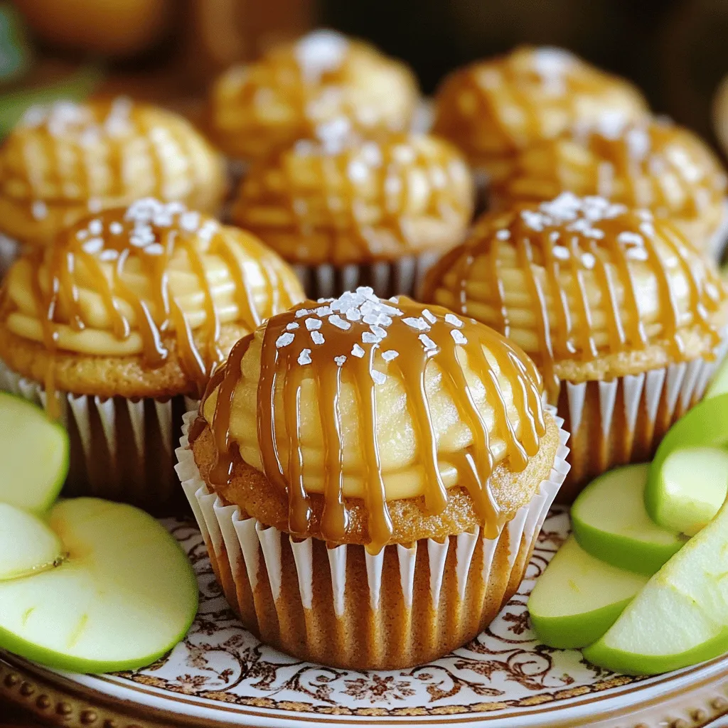 Salted Caramel Apple Cider Cupcakes Delightful Treat