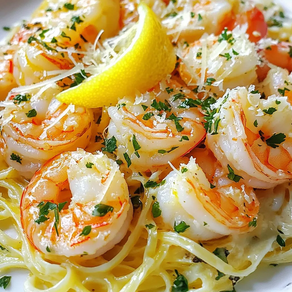 Creamy Lemon Garlic Shrimp Delightful Pasta Pairing