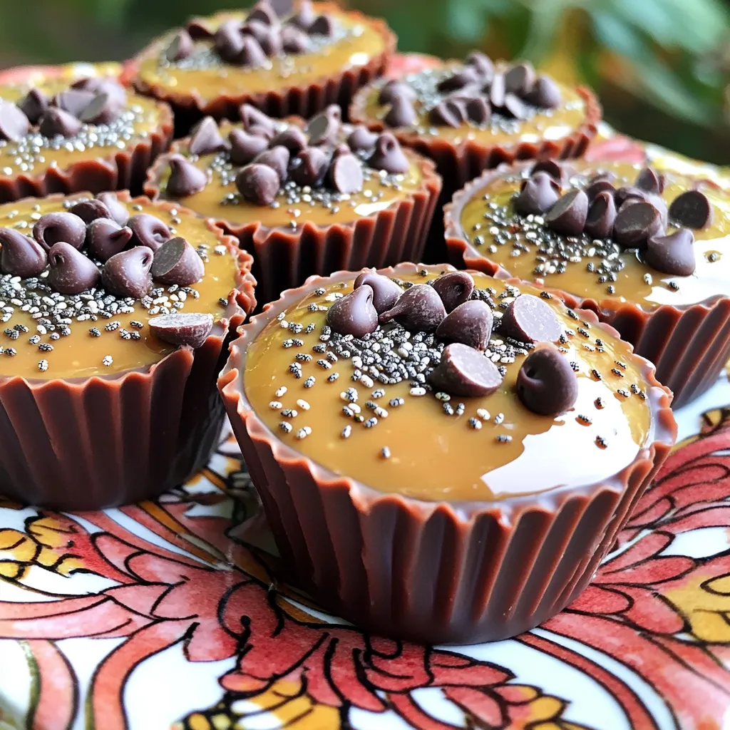 No Bake Chocolate Peanut Butter Protein Cups Delight