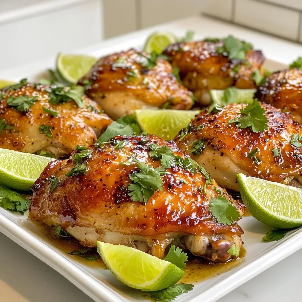 Honey Lime Chicken Thighs Flavorful and Simple Recipe