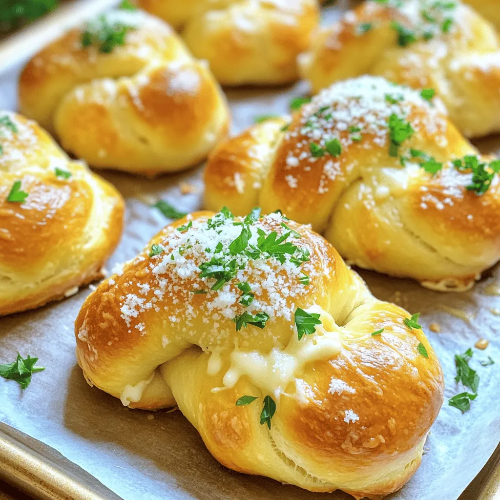 Easy Garlic Parmesan Knots Simple and Tasty Snack