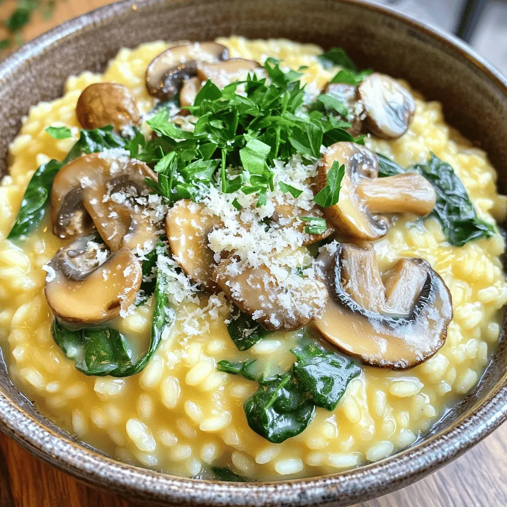 Creamy Mushroom Risotto Hearty and Flavorful Dish