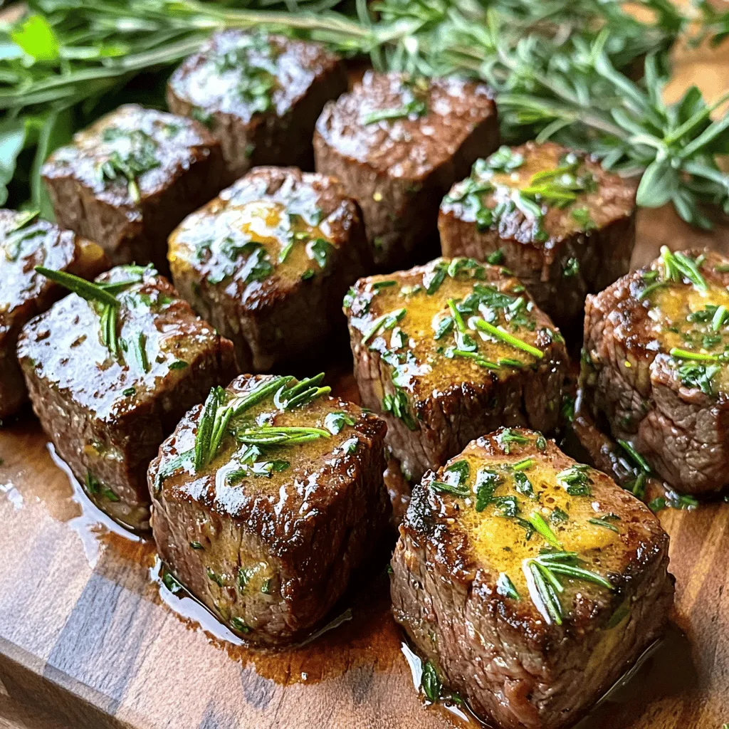 60. Garlic Butter Steak Bites Tasty and Simple Recipe