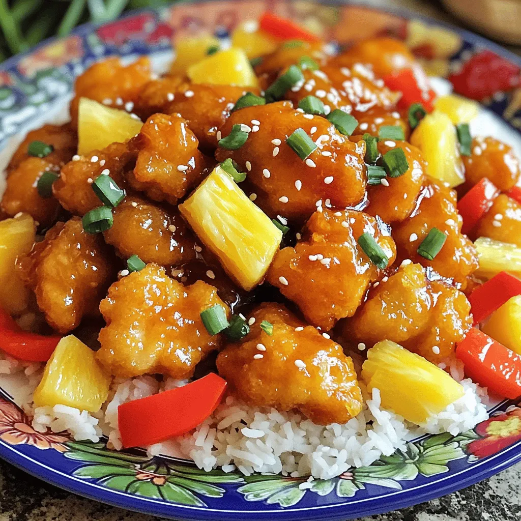 Sweet and Sour Chicken Flavorful Dinner Delight