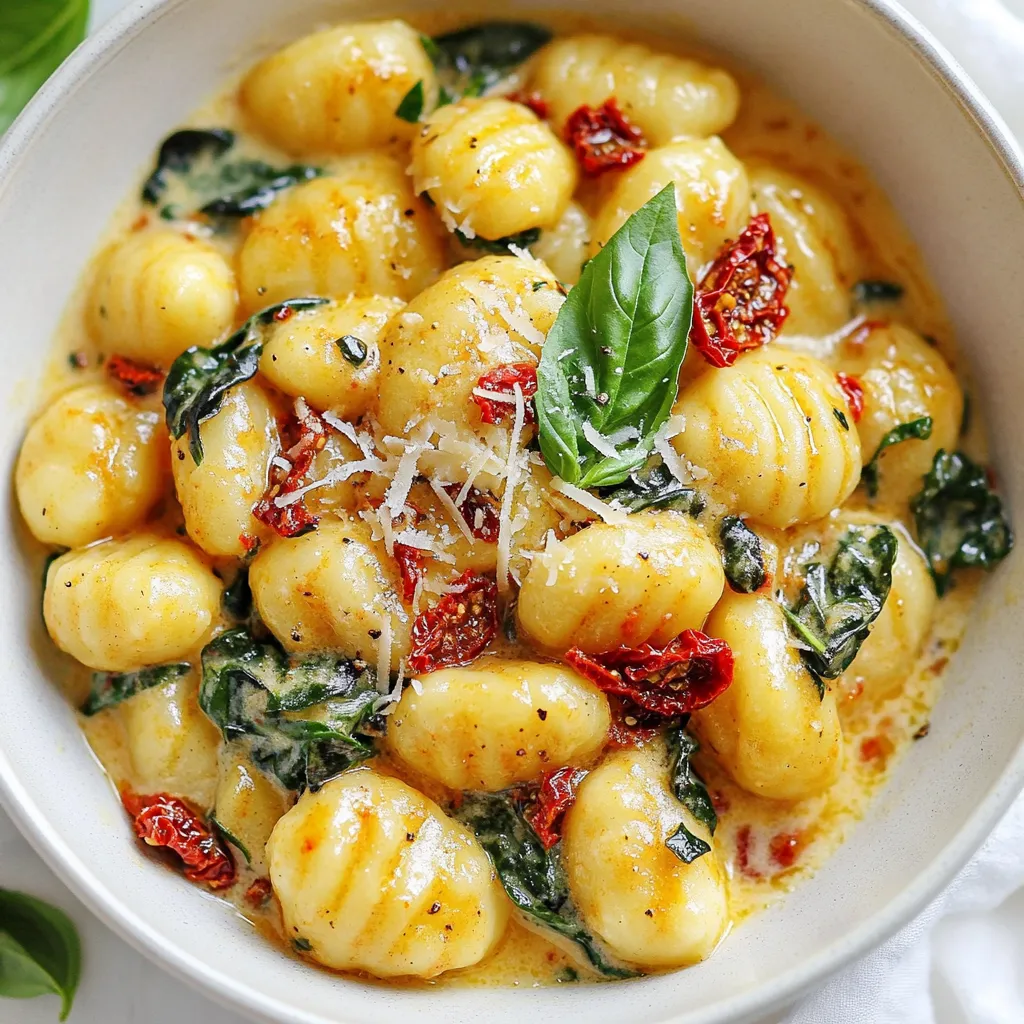 Creamy Sun Dried Tomato Gnocchi Flavorful Delight