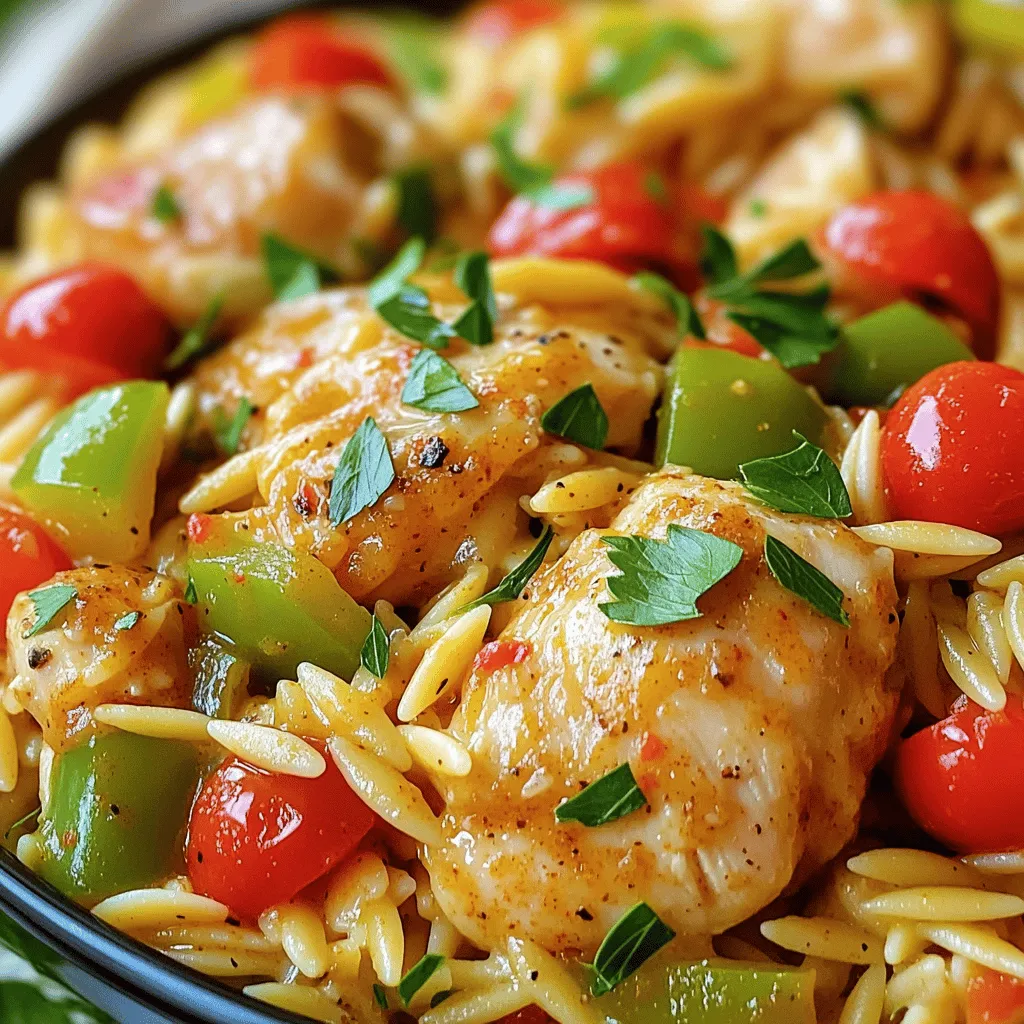 Creamy Cajun Chicken Orzo Satisfying Weeknight Meal