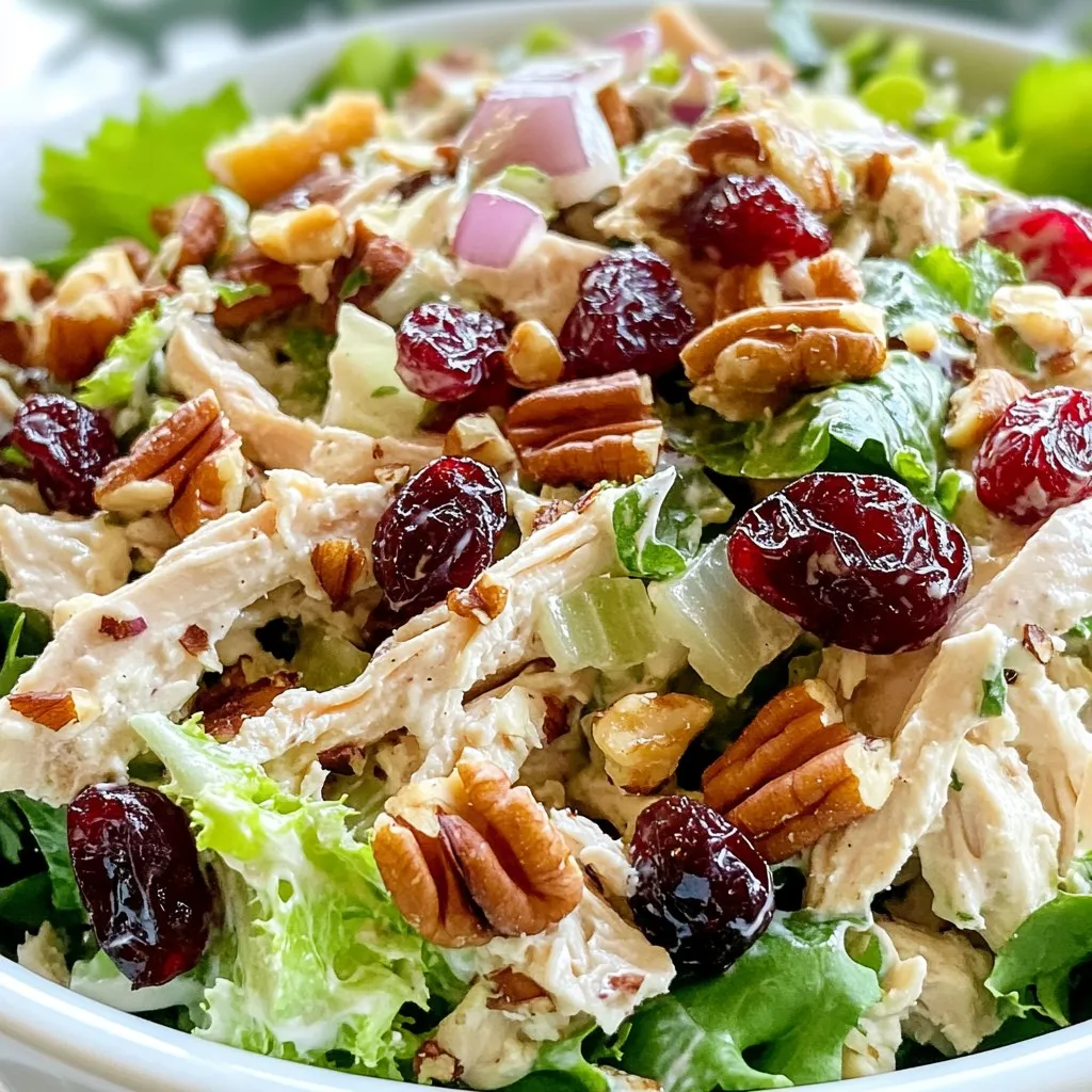 Cranberry Pecan Chicken Salad Fresh and Tasty Recipe