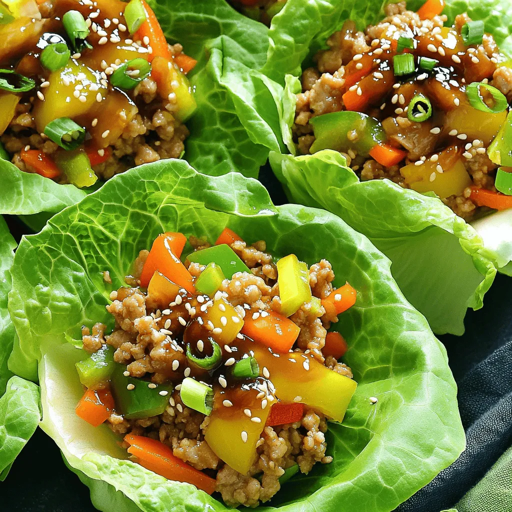 Asian Chicken Lettuce Cups Tasty and Light Meal