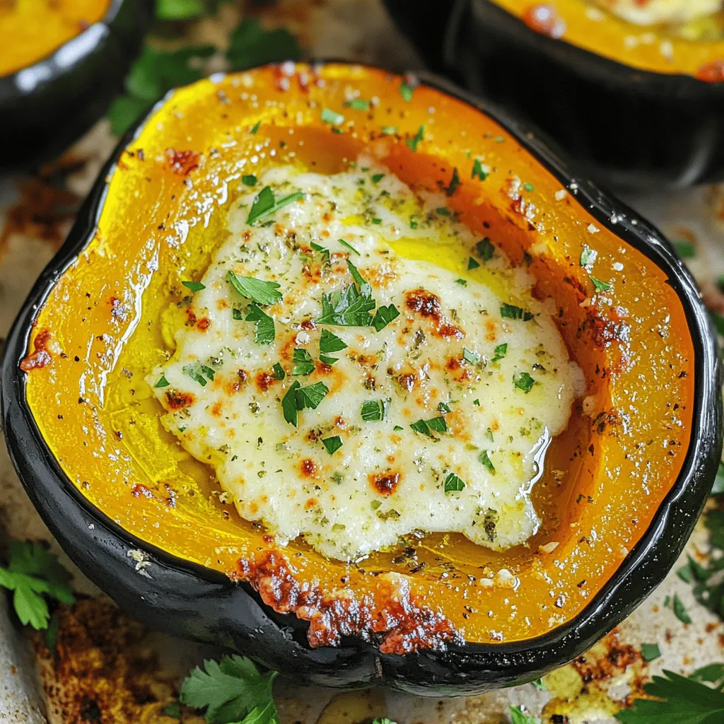 Parmesan Herb Roasted Acorn Squash Flavorful Delight