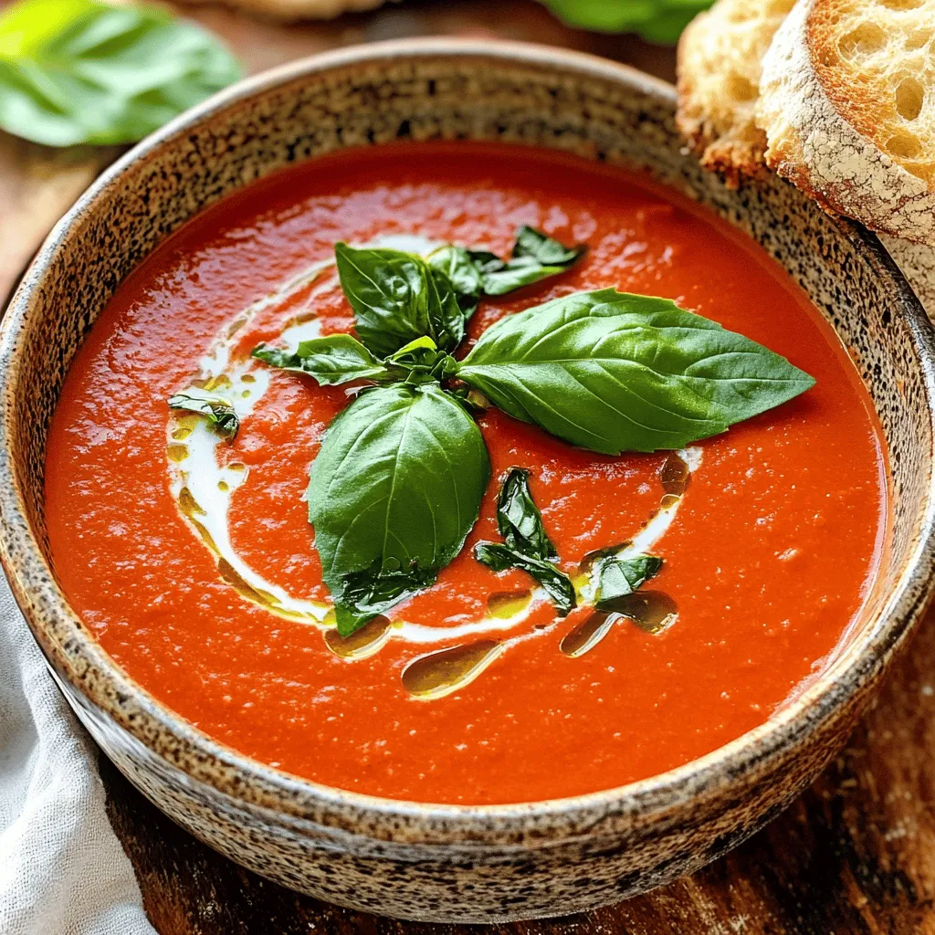 Vegan Creamy Tomato Soup Rich and Flavorful Recipe