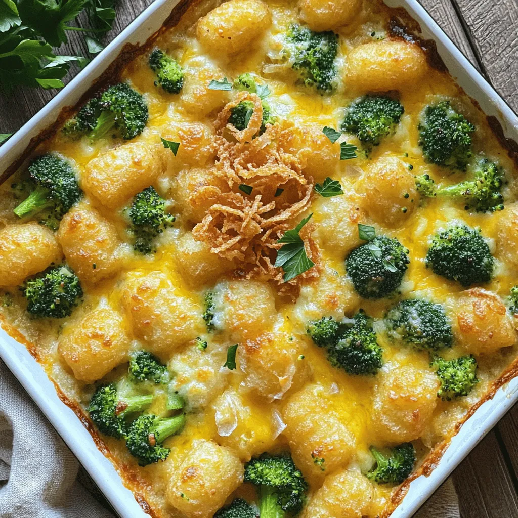 Cheesy Broccoli Tater Tot Casserole Easy Comfort Dish