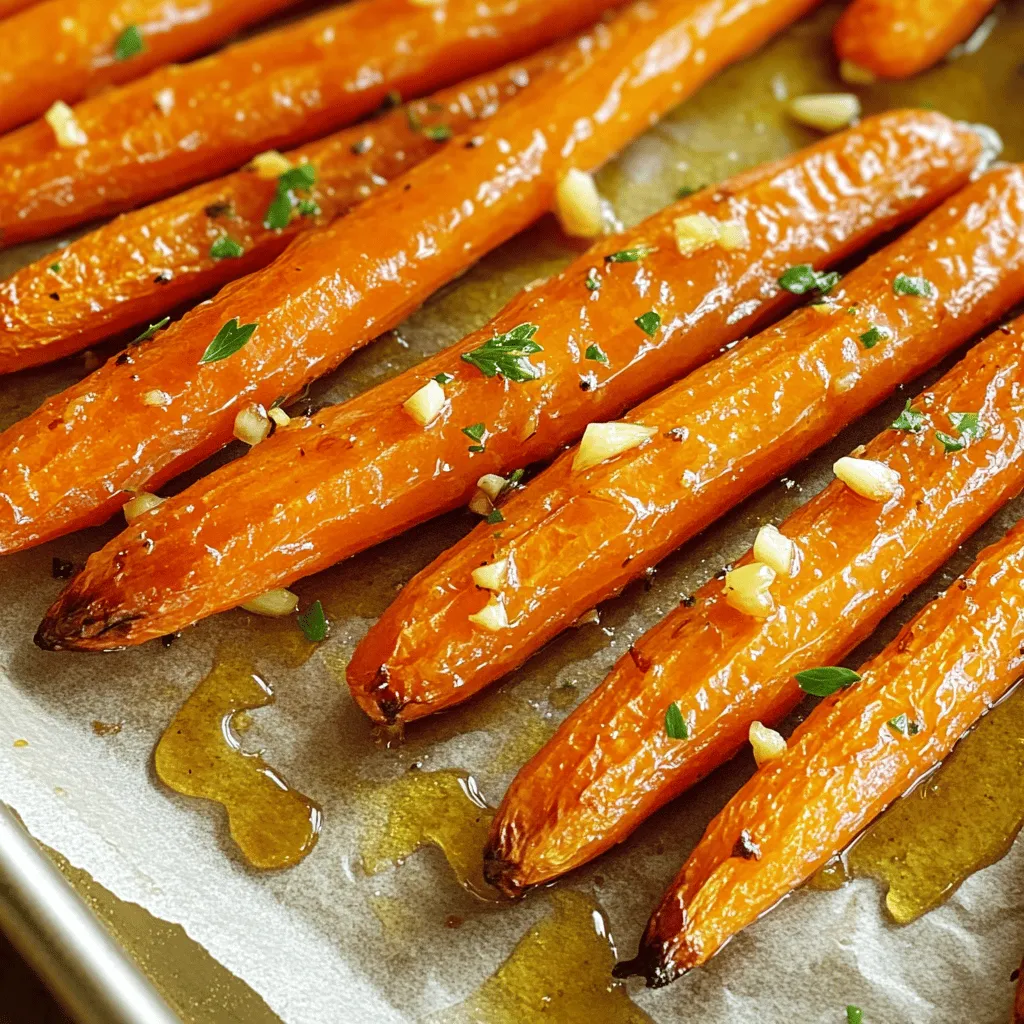 Honey Garlic Roasted Carrots for a Flavorful Side