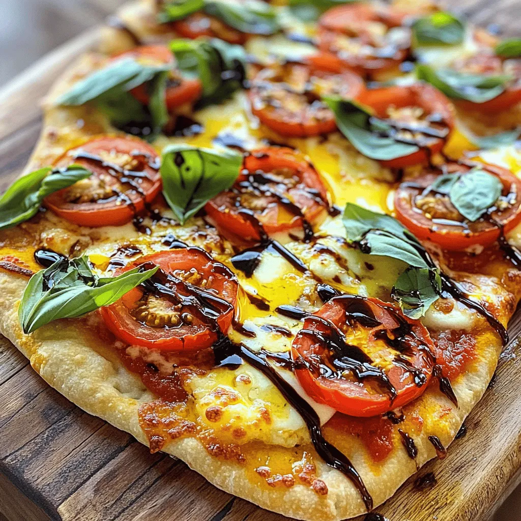 Margherita Flatbread Pizza Tasty and Easy Recipe