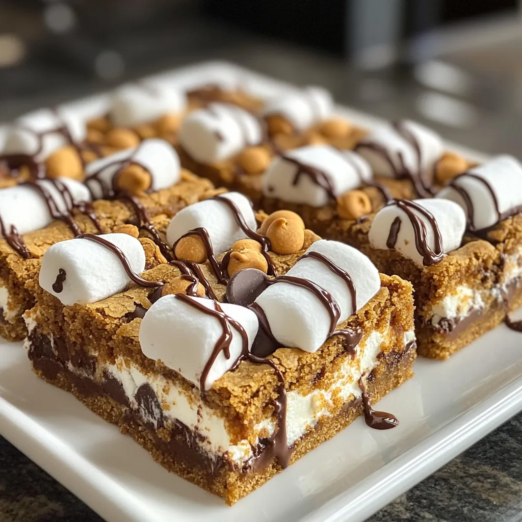 S&#8217;mores Cookie Bars Delightful and Easy Recipe
