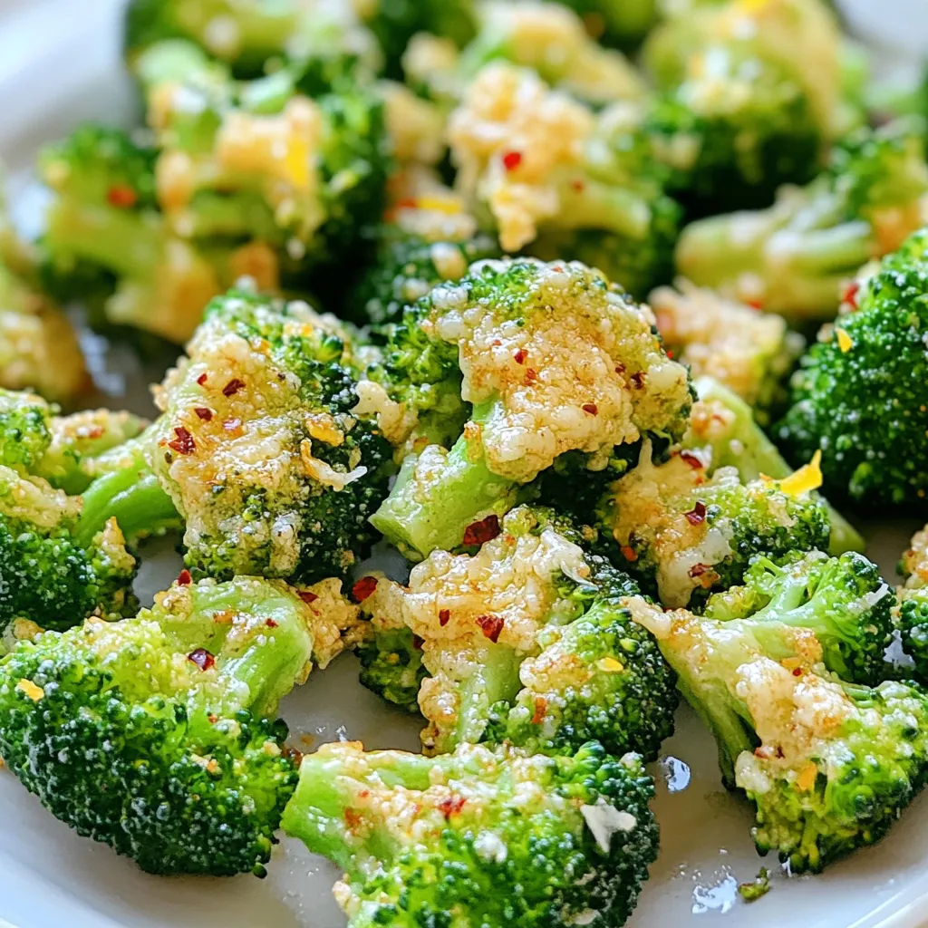 Air Fryer Garlic Parmesan Broccoli Bites Easy Treat