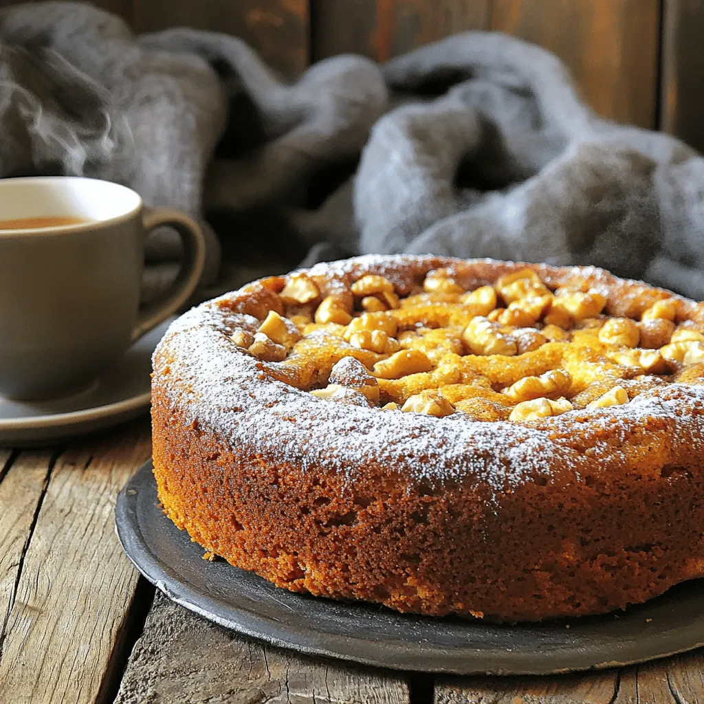 Bakery-Style Maple Walnut Coffee Cake Delightful Treat